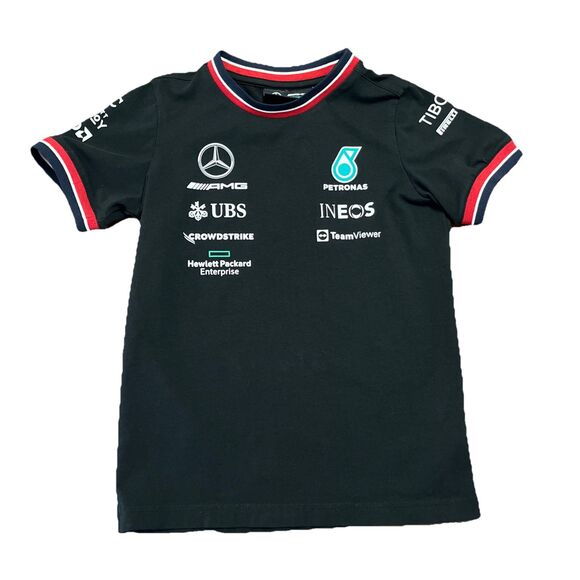 Mercedes AMG Petronas Hilfiger  F1 Formula 1 Team  T Shirt Authentic Size 7 - Picture 1 of 13